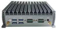 फैनलेस बॉक्स पीसी 4थी/5वीं पीढ़ी के I3/I5/I7 CPU 2LAN 2COM 6USB बोर्ड पर सोल्डर किया गया