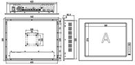 IPPC-1701T 17 &quot;औद्योगिक पीसी टच स्क्रीन मॉनिटर 1 विस्तारित स्लॉट समर्थन I3 I5 I7 डेस्कटॉप CPU