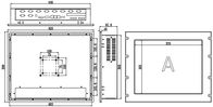 IPPC-1901T2-R 19 &quot;अपर शेल्फ इंडस्ट्रियल टच स्क्रीन कंप्यूटर मल्टीपल बोर्ड पेस्ट I3 I5 I7 U सीरीज CPU मदरबोर्ड