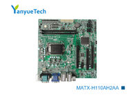 मैट्स-एच110एएच2एए इंटेल माइक्रो अटक्स मदरबोर्ड / 2 लैन 10 कॉम 10 उसब 4 स्लॉट 1 पीसीआई मसि एच110 प्रो एलजी