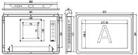 PLM-1001TW 10.1 &quot;औद्योगिक एलसीडी टच स्क्रीन मॉनिटर कैपेसिटिव टच वाइड