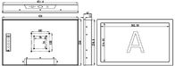 PLM-1703TW 17.3 &quot;वाइड इंडस्ट्रियल टच स्क्रीन मॉनिटर / इंडस्ट्रियल टच स्क्रीन डिस्प्ले
