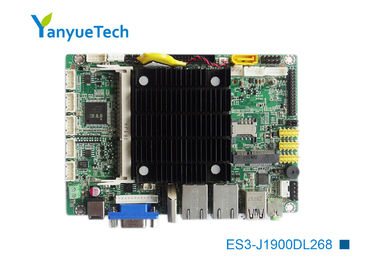 ES3-J1900DL268 3.5 "मदरबोर्ड सोल्डर ऑनबोर्ड Intel® J1900 CPU 2LAN 6COM 8USB