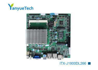 ITX-J1900DL266 मेनबोर्ड मिनी आईटीएक्स / इंटेल पतला मिनी आईटीएक्स 8 जीबी एसडीआरएएम 1 × सैटा तक का समर्थन करता है